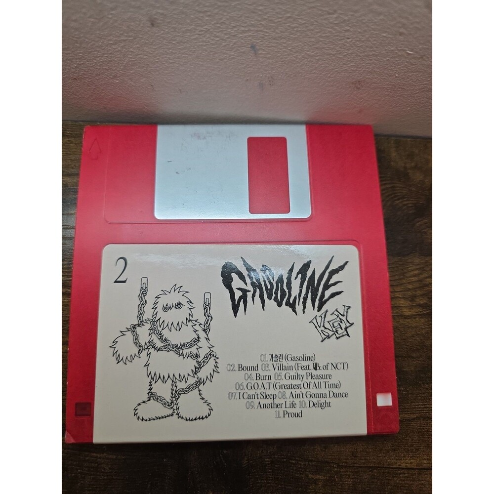 The Key - Gasoline (Floppy CD 24pg Booklet, Sticker, Poster) - NEW